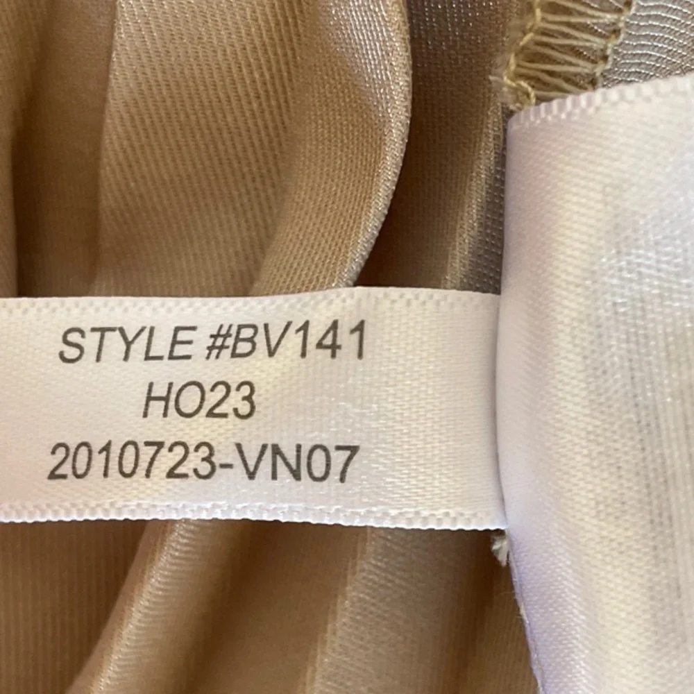 J. CREW Gwyneth Pleated Midi Slip Elastic Waist Band Skirt Champage Medium